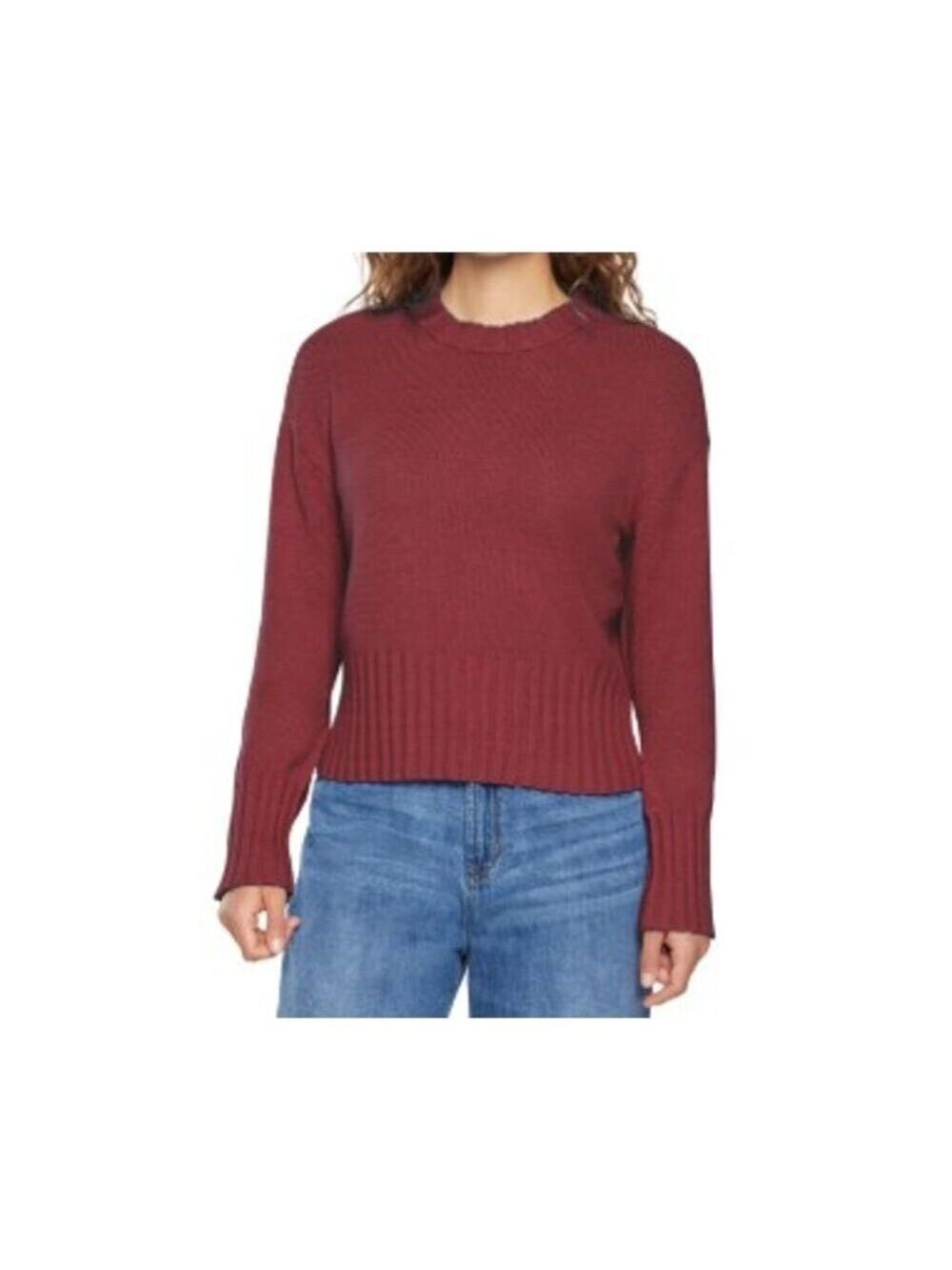 Gap Women's Knit Crewneck Sweater Red Size M